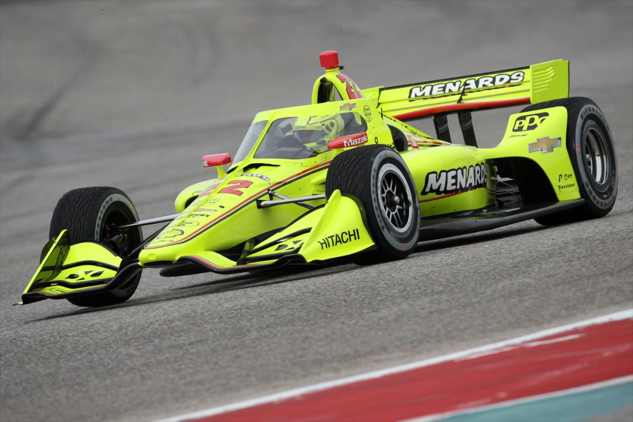 Simon Pagenaud on course during the Open Test at Circuit of The Americas in Austin, TX -- Photo by: Chris Graythen (Getty Images)